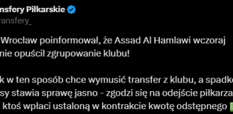 HIT! Śląsk poinformował, że piłkarz SAMOWOLNIE OPUŚCIŁ ZGRUPOWANIE!